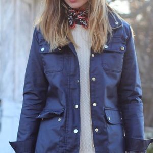 Jcrew Navy boyfriend field jacket
